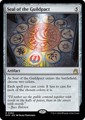 Seal of the Guildpact card from Ravnica Remastered