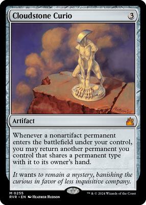 Cloudstone Curio card from Ravnica Remastered