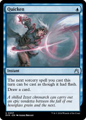Quicken card from Ravnica Remastered