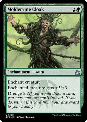Moldervine Cloak card from Ravnica Remastered