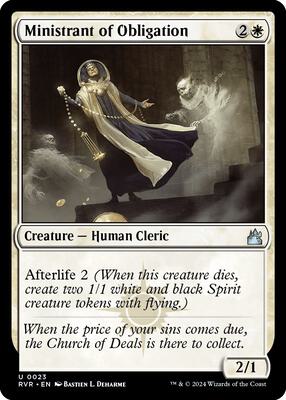 Ministrant of Obligation card from Ravnica Remastered
