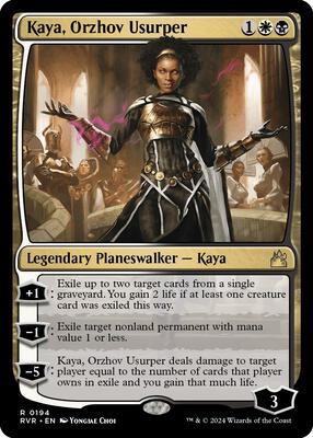 Kaya, Orzhov Usurper card from Ravnica Remastered