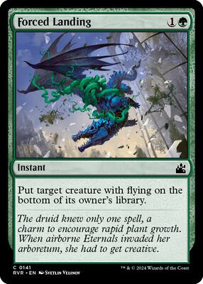 Forced Landing card from Ravnica Remastered