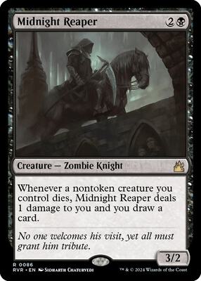 Midnight Reaper card from Ravnica Remastered