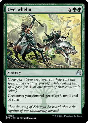 Overwhelm card from Ravnica Remastered