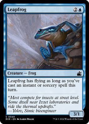 Leapfrog card from Ravnica Remastered
