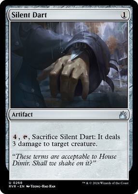 Silent Dart card from Ravnica Remastered