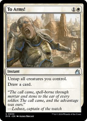 To Arms! card from Ravnica Remastered