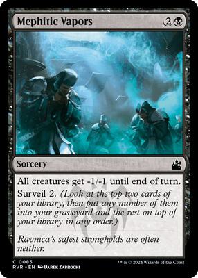 Mephitic Vapors card from Ravnica Remastered