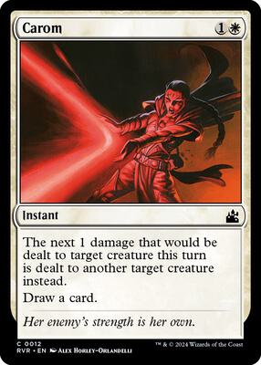 Carom card from Ravnica Remastered