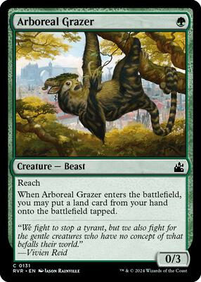 Arboreal Grazer card from Ravnica Remastered