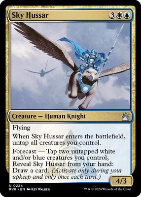 Sky Hussar card from Ravnica Remastered