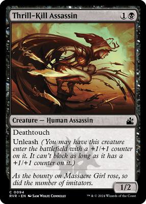 Thrill-Kill Assassin card from Ravnica Remastered