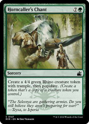 Horncaller's Chant card from Ravnica Remastered