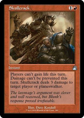 Skullcrack (Retro Frame) card from Ravnica Remastered