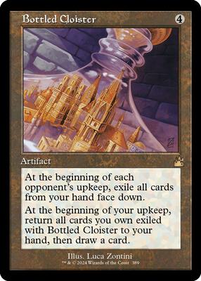 Bottled Cloister (Retro Frame) card from Ravnica Remastered