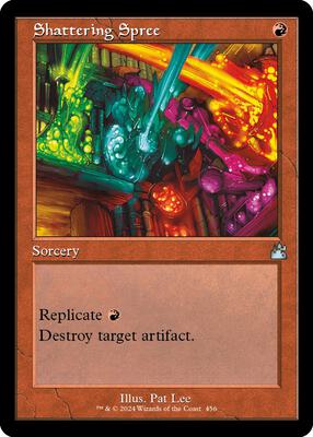 Shattering Spree (Retro Frame) card from Ravnica Remastered