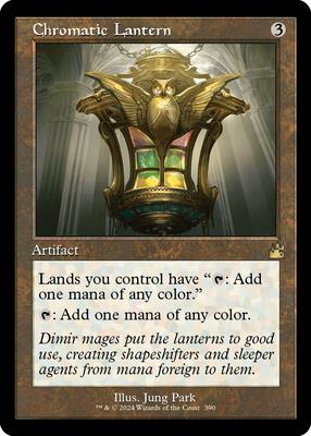Chromatic Lantern (Retro Frame) card from Ravnica Remastered