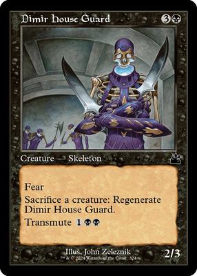 Dimir House Guard (Retro Frame) card from Ravnica Remastered