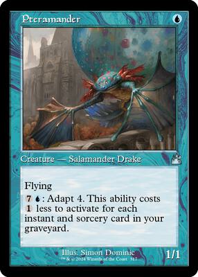 Pteramander (Retro Frame) card from Ravnica Remastered