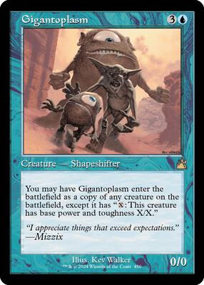 Gigantoplasm (Retro Frame) card from Ravnica Remastered