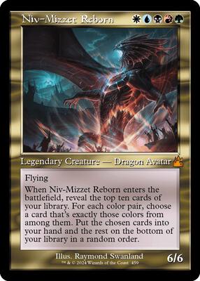 Niv-Mizzet Reborn (Retro Frame) card from Ravnica Remastered