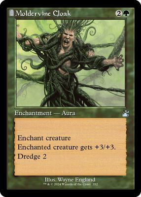Moldervine Cloak (Retro Frame) card from Ravnica Remastered