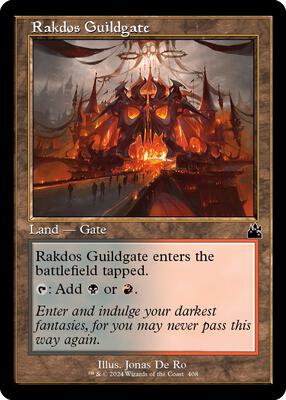 Rakdos Guildgate (Retro Frame) card from Ravnica Remastered