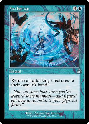 Aetherize (Retro Frame) card from Ravnica Remastered