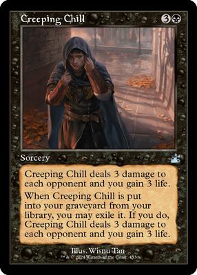 Creeping Chill (Retro Frame) card from Ravnica Remastered