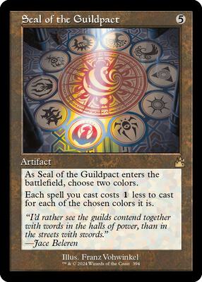 Seal of the Guildpact (Retro Frame) card from Ravnica Remastered