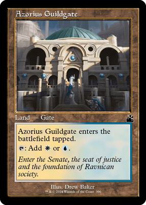 Azorius Guildgate (Retro Frame) card from Ravnica Remastered
