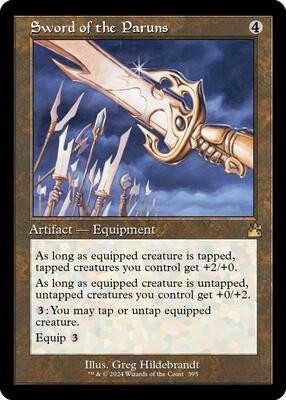 Sword of the Paruns (Retro Frame) card from Ravnica Remastered
