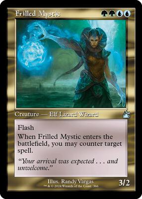 Frilled Mystic (Retro Frame) card from Ravnica Remastered