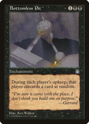 Bottomless Pit card from Stronghold