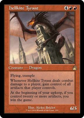 Hellkite Tyrant (Retro Frame) card from Ravnica Remastered