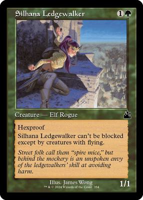 Silhana Ledgewalker (Retro Frame) card from Ravnica Remastered