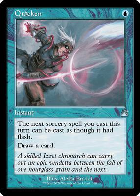 Quicken (Retro Frame) card from Ravnica Remastered