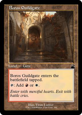 Boros Guildgate (Retro Frame) card from Ravnica Remastered