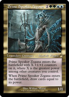 Prime Speaker Zegana (Retro Frame) card from Ravnica Remastered