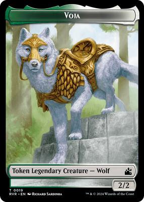 Voja Token card from Ravnica Remastered