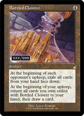 Bottled Cloister (Retro Frame) (Serial Numbered) card from Ravnica Remastered