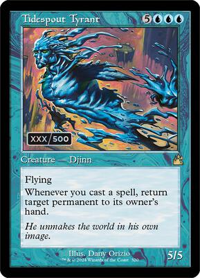 Tidespout Tyrant (Retro Frame) (Serial Numbered) card from Ravnica Remastered