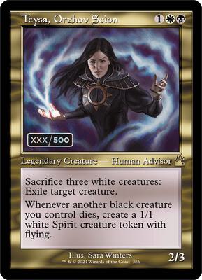Teysa, Orzhov Scion (Retro Frame) (Serial Numbered) card from Ravnica Remastered
