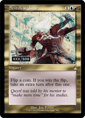 Stitch in Time (Retro Frame) (Serial Numbered) card from Ravnica Remastered