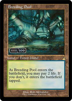 Breeding Pool (Retro Frame) (Serial Numbered) card from Ravnica Remastered