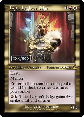 Tajic, Legion's Edge (Retro Frame) (Serial Numbered) card from Ravnica Remastered