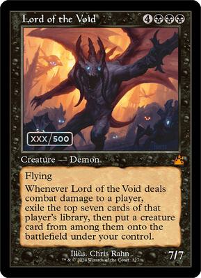 Lord of the Void (Retro Frame) (Serial Numbered) card from Ravnica Remastered