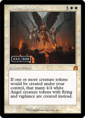 Divine Visitation (Retro Frame) (Serial Numbered) card from Ravnica Remastered