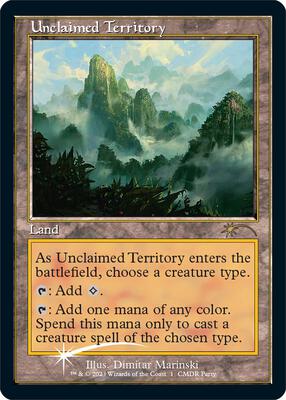 Unclaimed Territory (Retro Frame) card from WPN & Gateway Promos